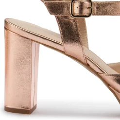 Sandalen|Horsch Schuhe Sandale in Übergrößen Gold