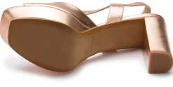Sandalen|Horsch Schuhe Sandale in Übergrößen Gold