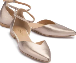 Sandalen|Horsch Schuhe Sandale in Übergrößen Gold