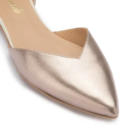 Sandalen|Horsch Schuhe Sandale in Übergrößen Gold