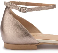 Sandalen|Horsch Schuhe Sandale in Übergrößen Gold