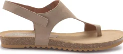 Zehentrenner|Sandalen|Horsch Schuhe Sandale in Übergrößen Beige