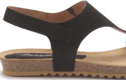 Zehentrenner|Sandalen|Horsch Schuhe Sandale in Übergrößen Schwarz