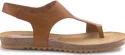 Zehentrenner|Sandalen|Horsch Schuhe Sandale in Übergrößen Braun