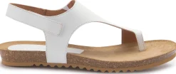 Zehentrenner|Sandalen|Horsch Schuhe Sandale in Übergrößen Weiß