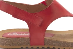 Zehentrenner|Sandalen|Horsch Schuhe Sandale in Übergrößen Rot