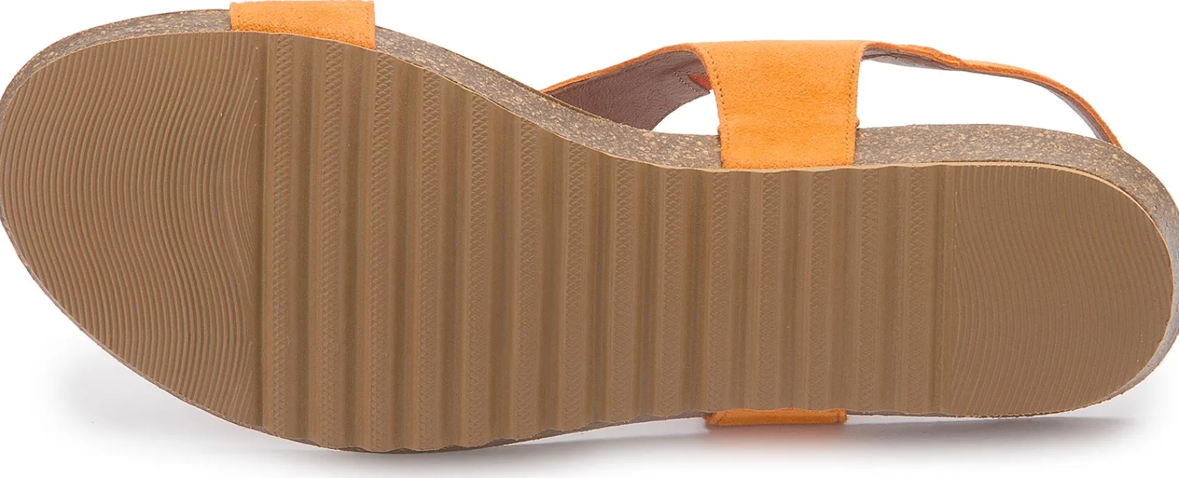 Zehentrenner|Sandalen|Horsch Schuhe Sandale in Übergrößen Orange