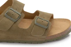 Sandalen|Hausschuhe|Horsch Schuhe Sandale in Übergrößen Grün