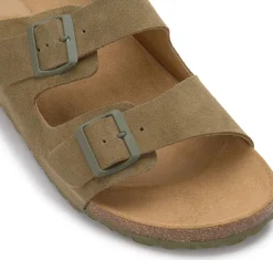 Sandalen|Hausschuhe|Horsch Schuhe Sandale in Übergrößen Grün