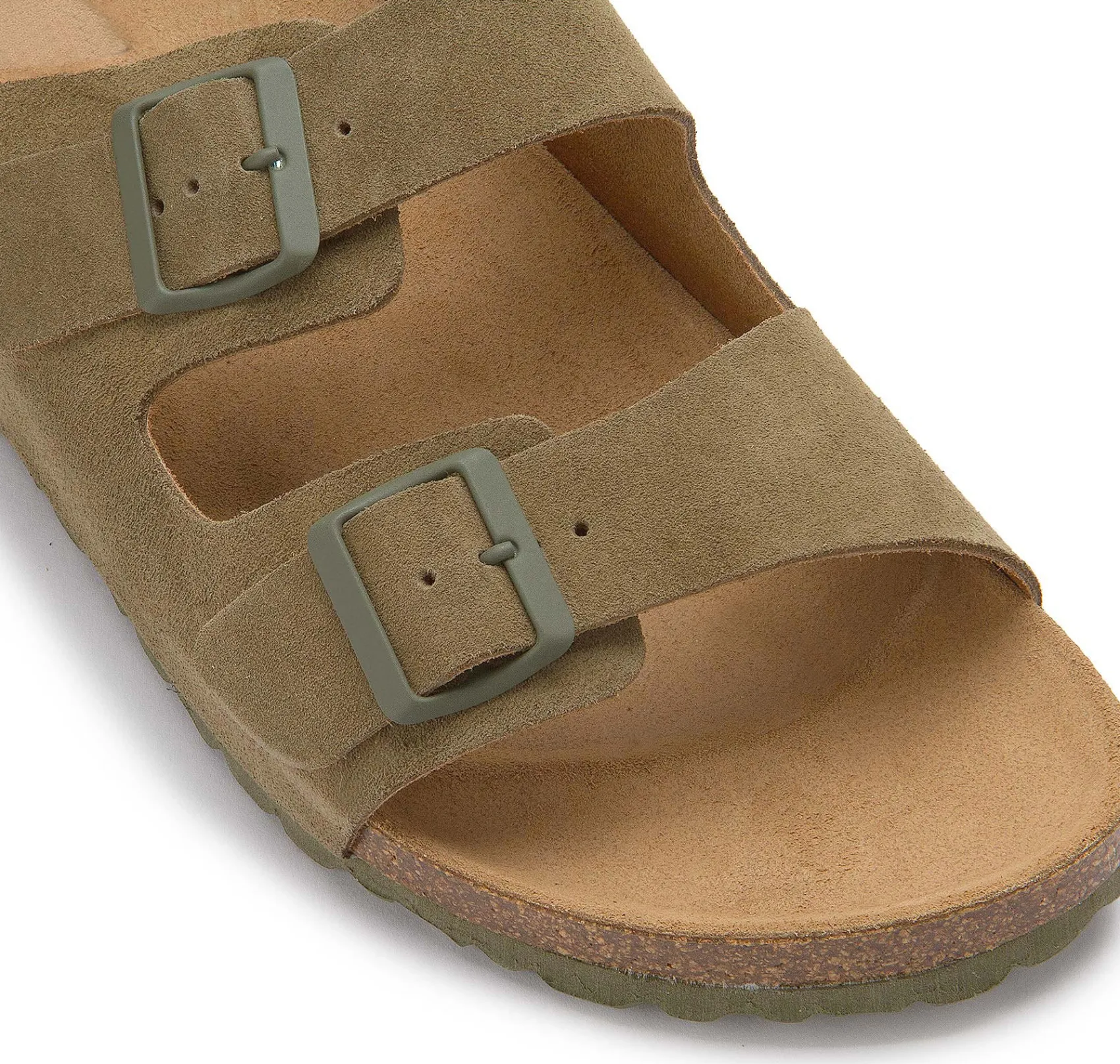 Sandalen|Hausschuhe|Horsch Schuhe Sandale in Übergrößen Grün