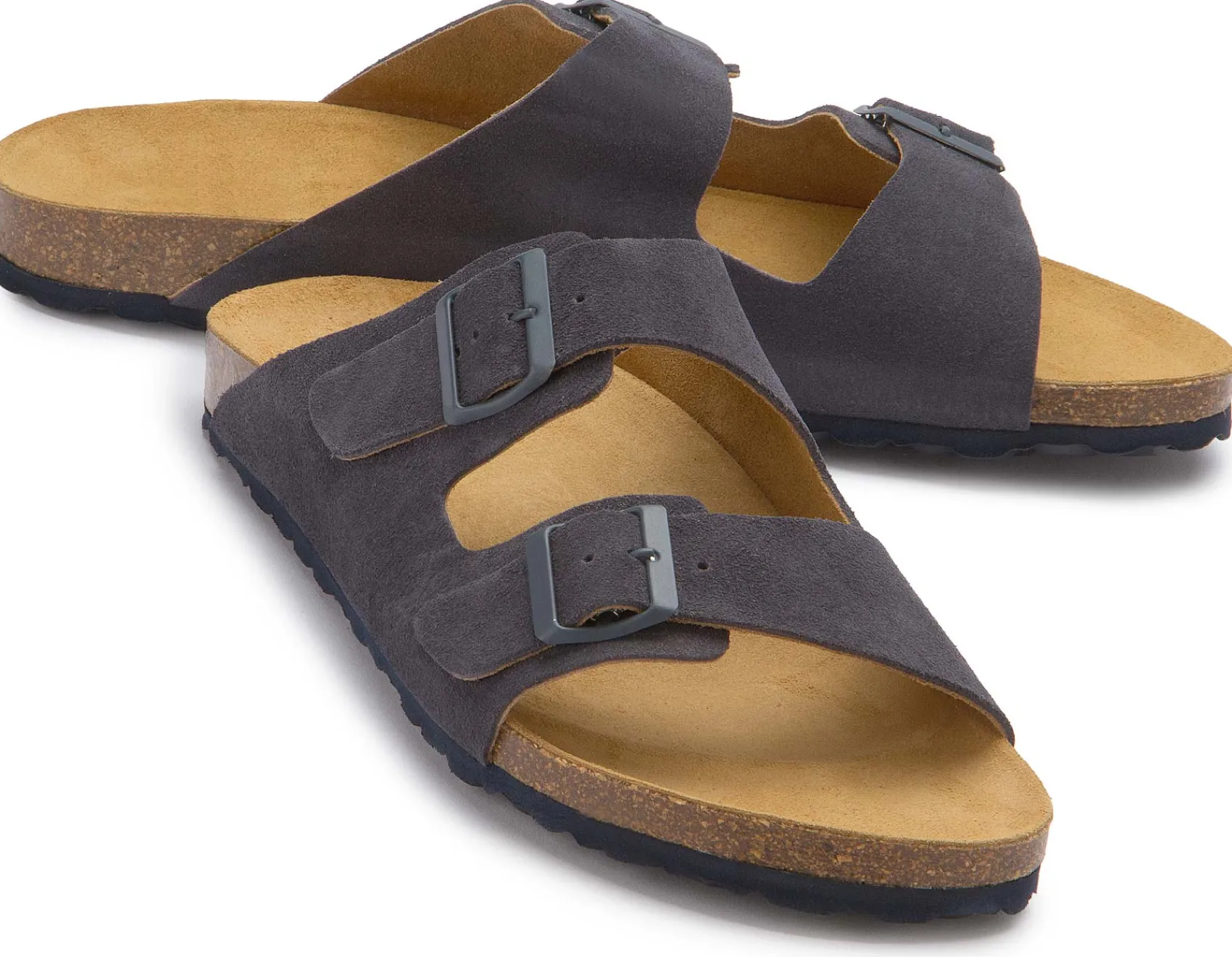 Sandalen|Hausschuhe|Horsch Schuhe Sandale in Übergrößen Blau