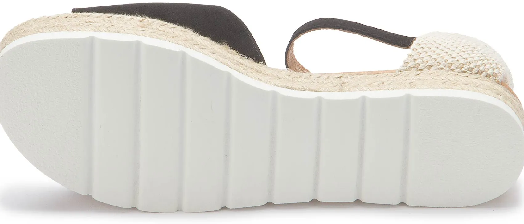 Espadrilles|Sandalen|Horsch Schuhe Sandale in Untergrößen Schwarz