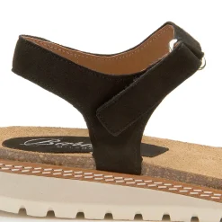 Sandalen|Pantoletten|Horsch Schuhe Sandale in Untergrößen Schwarz