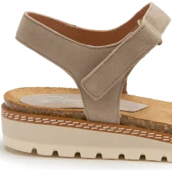 Sandalen|Pantoletten|Horsch Schuhe Sandale in Untergrößen Beige