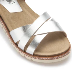 Sandalen|Horsch Schuhe Sandale in Untergrößen Silber