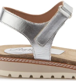 Sandalen|Horsch Schuhe Sandale in Untergrößen Silber
