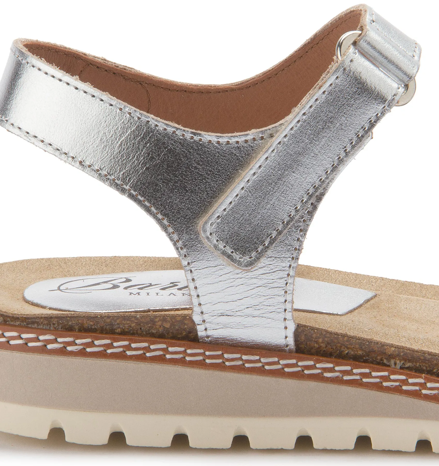 Sandalen|Horsch Schuhe Sandale in Untergrößen Silber