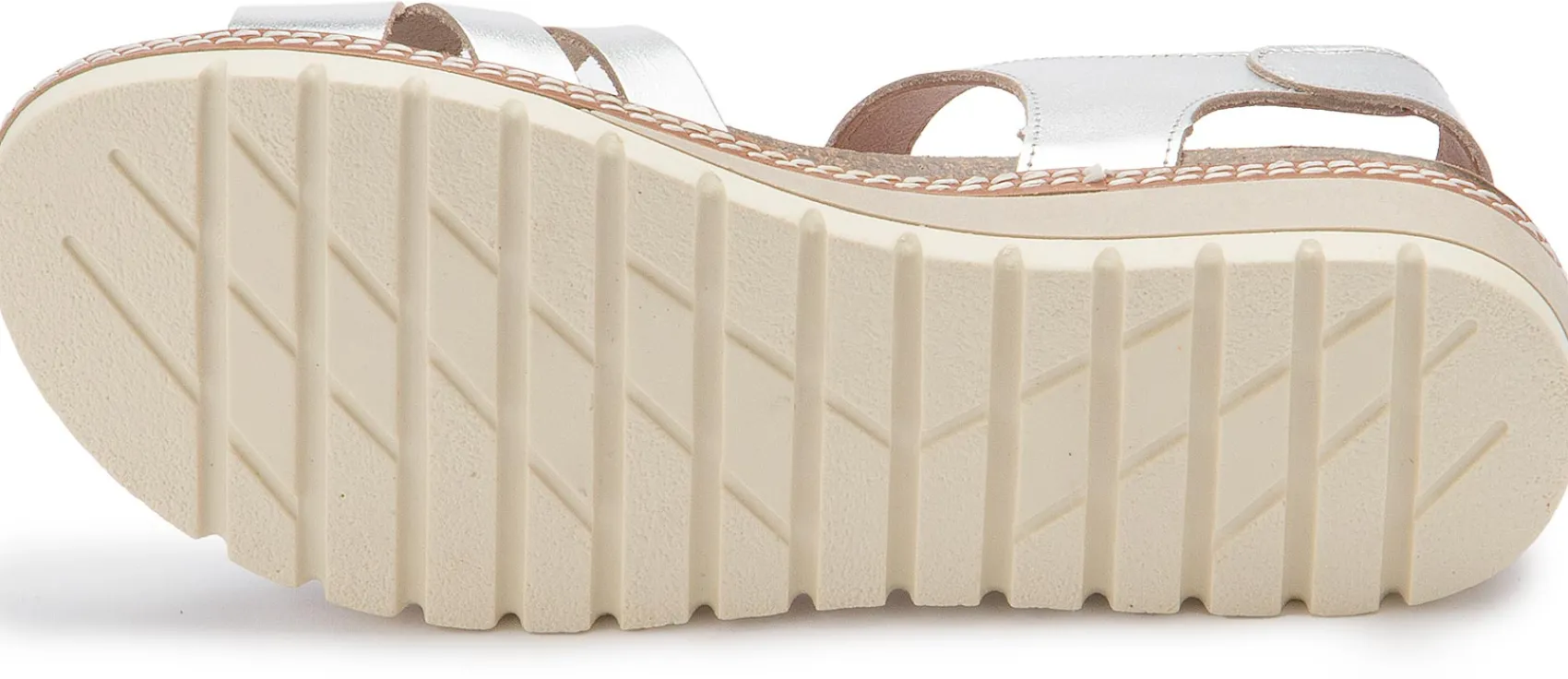 Sandalen|Horsch Schuhe Sandale in Untergrößen Silber