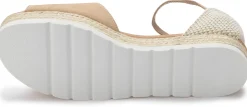 Sandalen|Horsch Schuhe Sandale in Untergrößen Beige