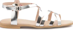 Sandalen|Horsch Schuhe Sandale in Untergrößen Silber