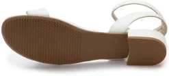 Sandalen|Horsch Schuhe Sandale in Untergrößen Weiß