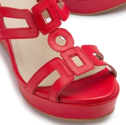 Sandalen|Sandalen|Horsch Schuhe Sandale in Untergrößen Rot