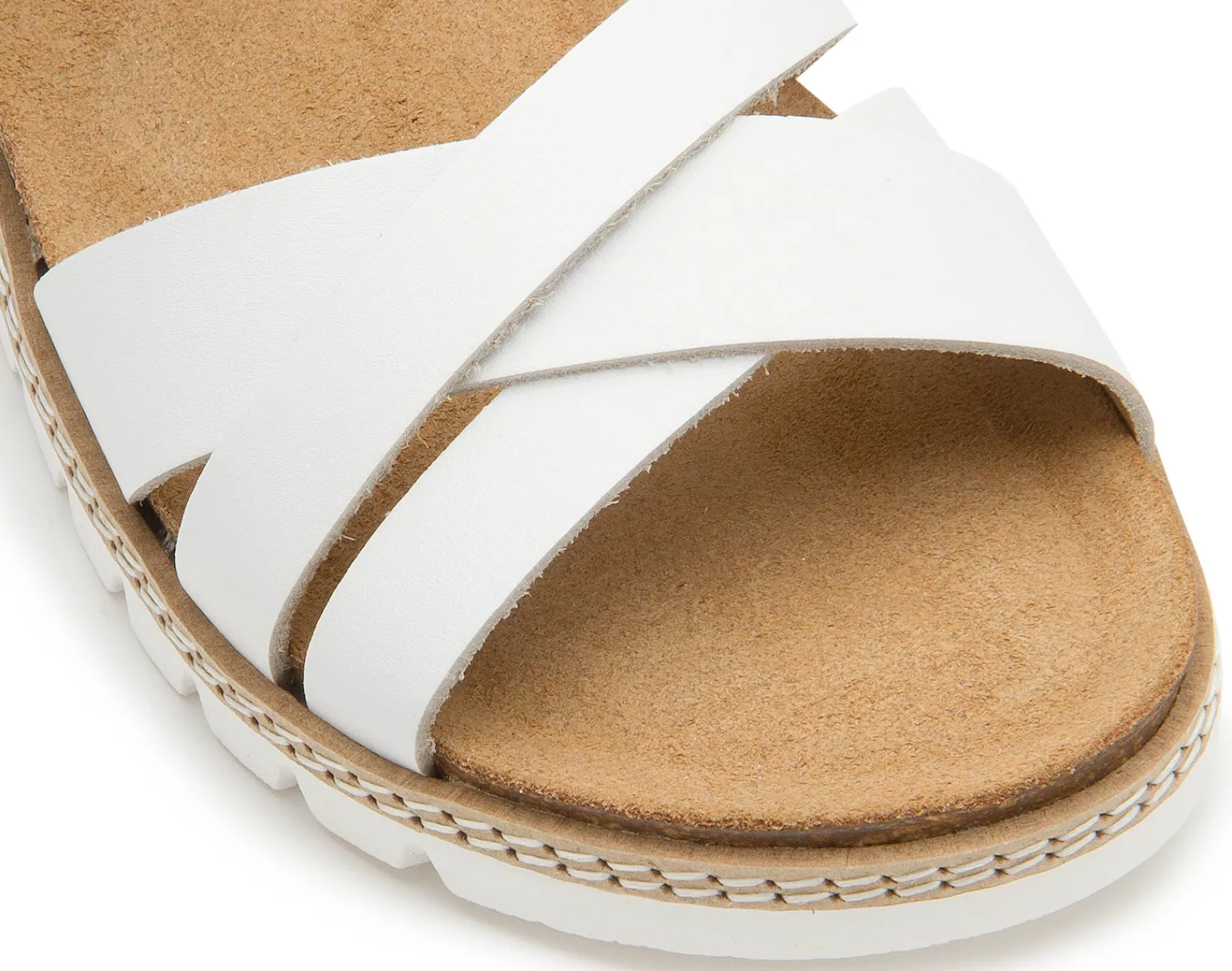 Sandalen|Horsch Schuhe Sandale in Untergrößen Weiß