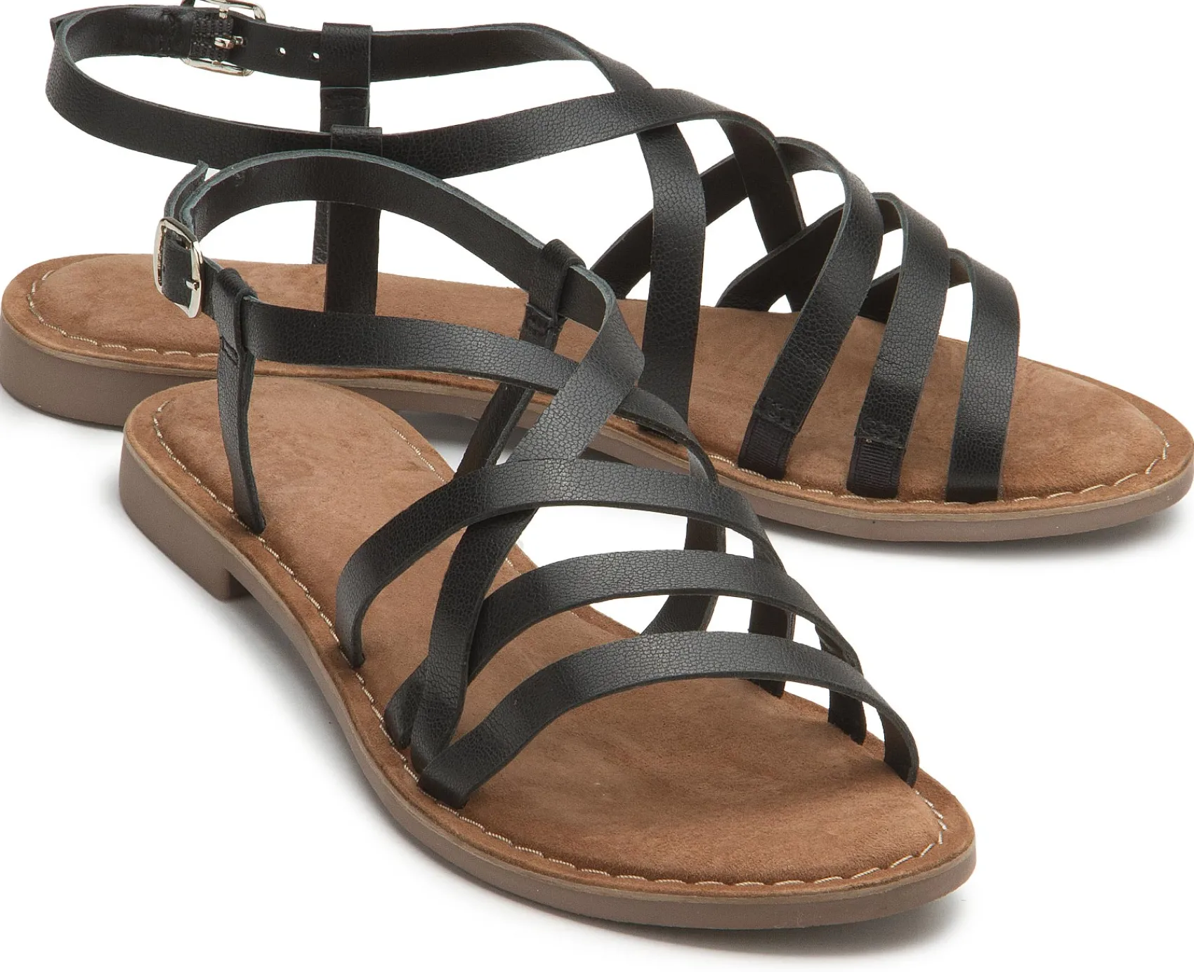 Sandalen|Horsch Schuhe Sandale in Untergrößen Schwarz
