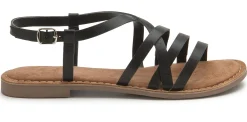 Sandalen|Horsch Schuhe Sandale in Untergrößen Schwarz