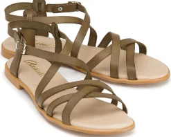 Sandalen|Horsch Schuhe Sandale in Untergrößen Grün