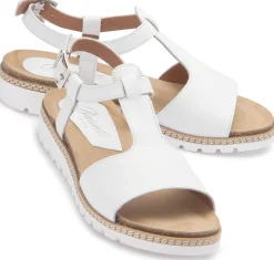 Sandalen|Horsch Schuhe Sandale in Untergrößen Weiß