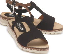 Sandalen|Horsch Schuhe Sandale in Untergrößen Schwarz