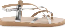 Sandalen|Horsch Schuhe Sandale in Untergrößen Silber
