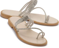 Sandalen|Horsch Schuhe Sandale in Untergrößen Silber