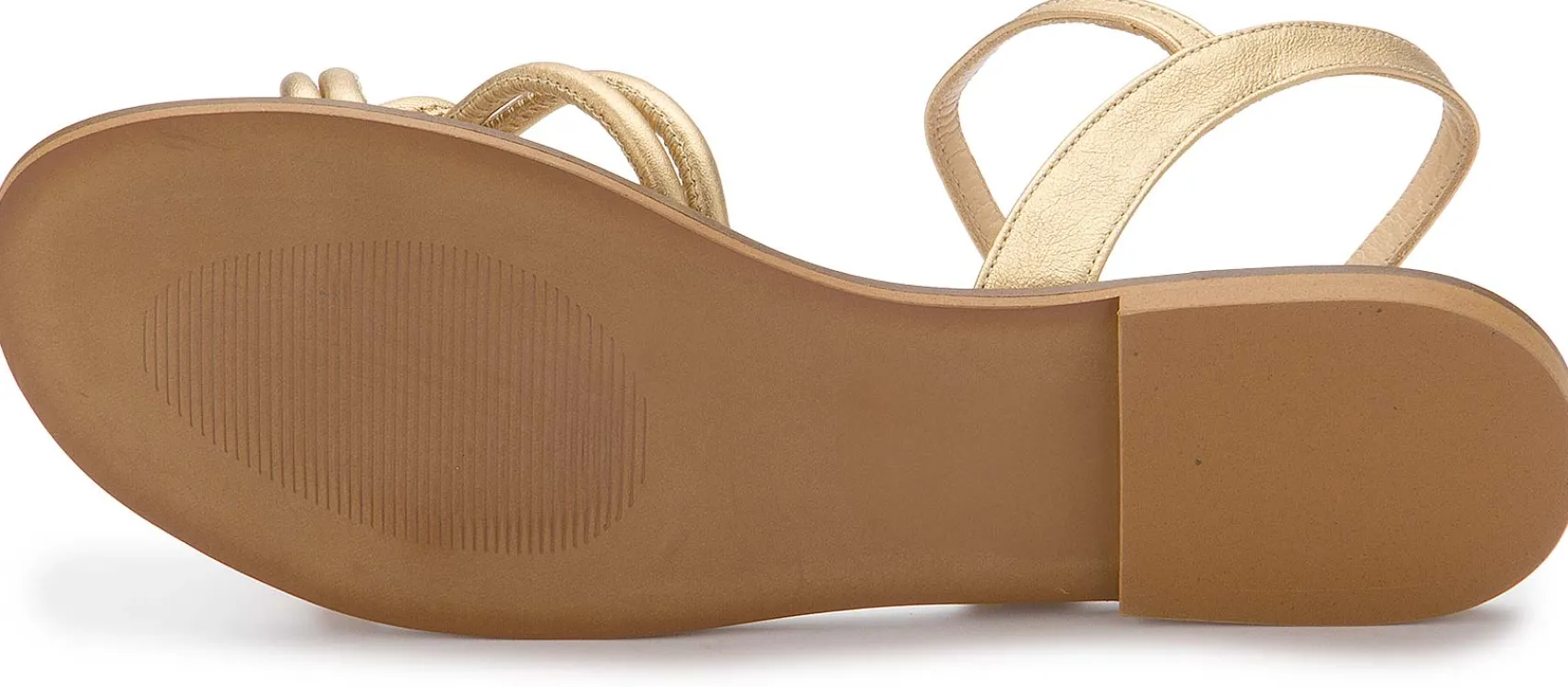 Sandalen|Horsch Schuhe Sandale in Untergrößen Gold