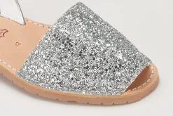 Sandalen|Horsch Schuhe Sandale in Untergrößen Silber