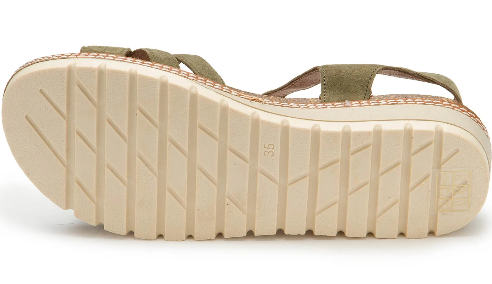 Sandalen|Pantoletten|Horsch Schuhe Sandale in Untergrößen Grün