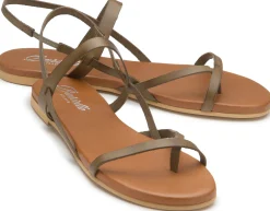 Sandalen|Horsch Schuhe Sandalen in Übergrößen Grün