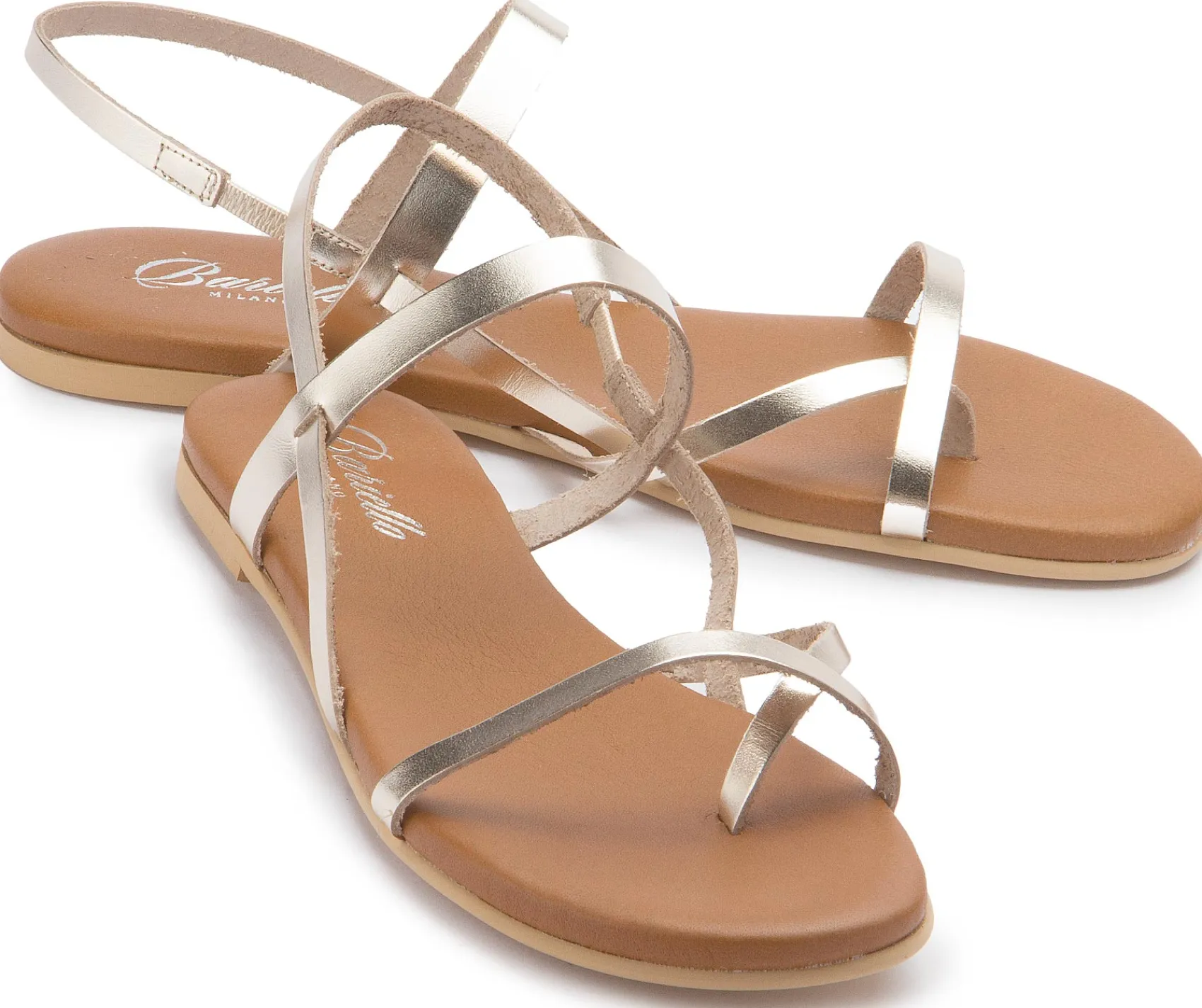 Zehentrenner|Sandalen|Horsch Schuhe Sandalen in Übergrößen Silber