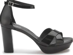 Sandalen|Horsch Schuhe Sandalette in Übergrößen Schwarz