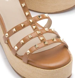 Sandalen|Horsch Schuhe Sandalette in Übergrößen Braun