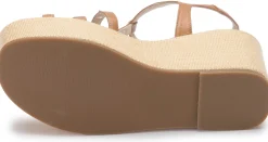 Sandalen|Horsch Schuhe Sandalette in Übergrößen Braun
