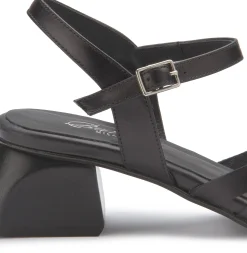 Sandalen|Horsch Schuhe Sandalette in Übergrößen Schwarz