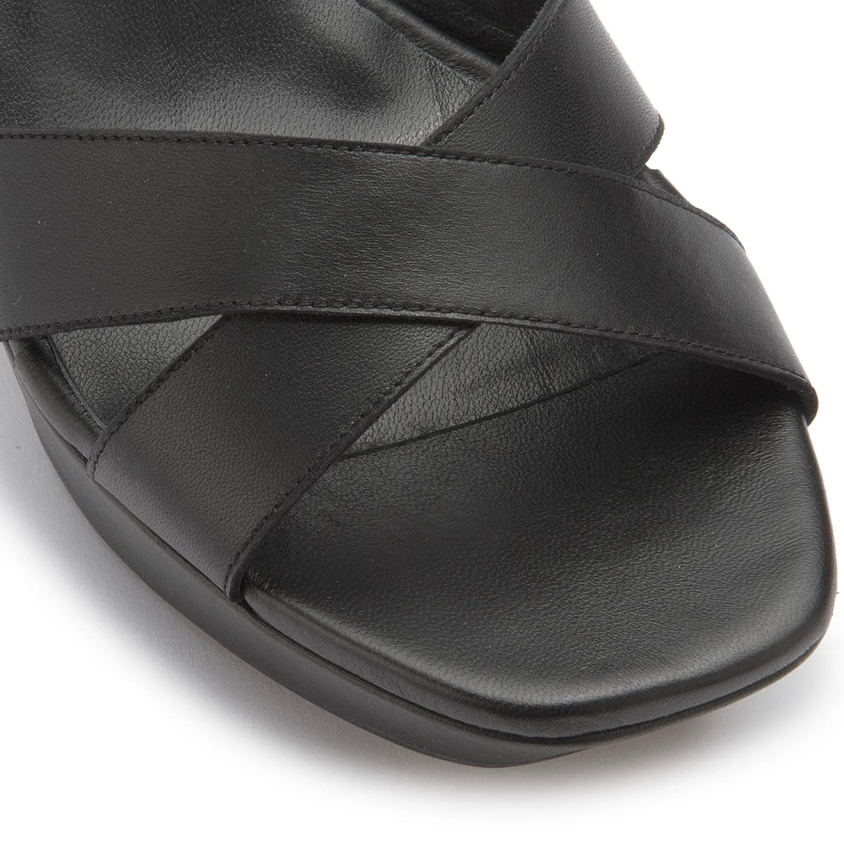 Sandalen|Horsch Schuhe Sandalette in Übergrößen Schwarz