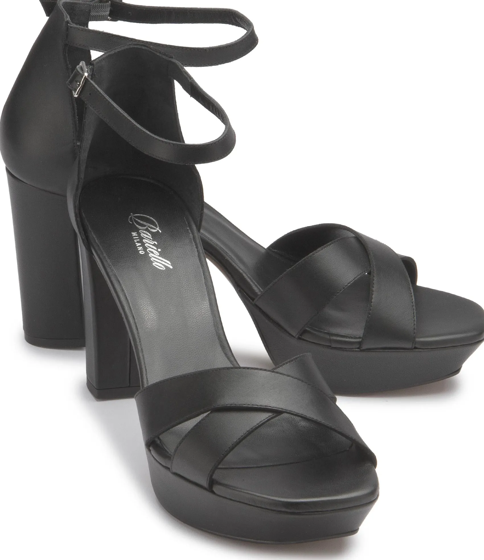 Sandalen|Horsch Schuhe Sandalette in Übergrößen Schwarz