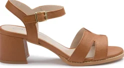 Sandalen|Horsch Schuhe Sandalette in Übergrößen Braun