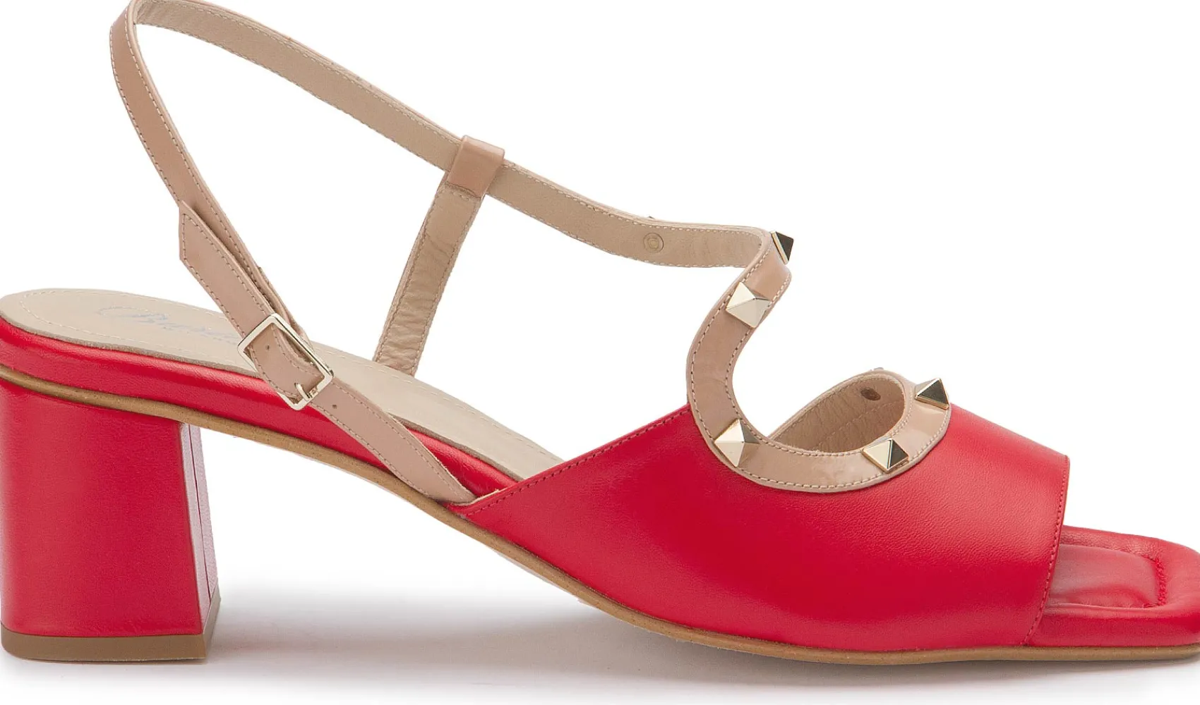 Sandalen|Horsch Schuhe Sandalette in Übergrößen Rot