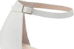 Sandalen|Brautschuhe|Horsch Schuhe Sandalette in Übergrößen Weiß