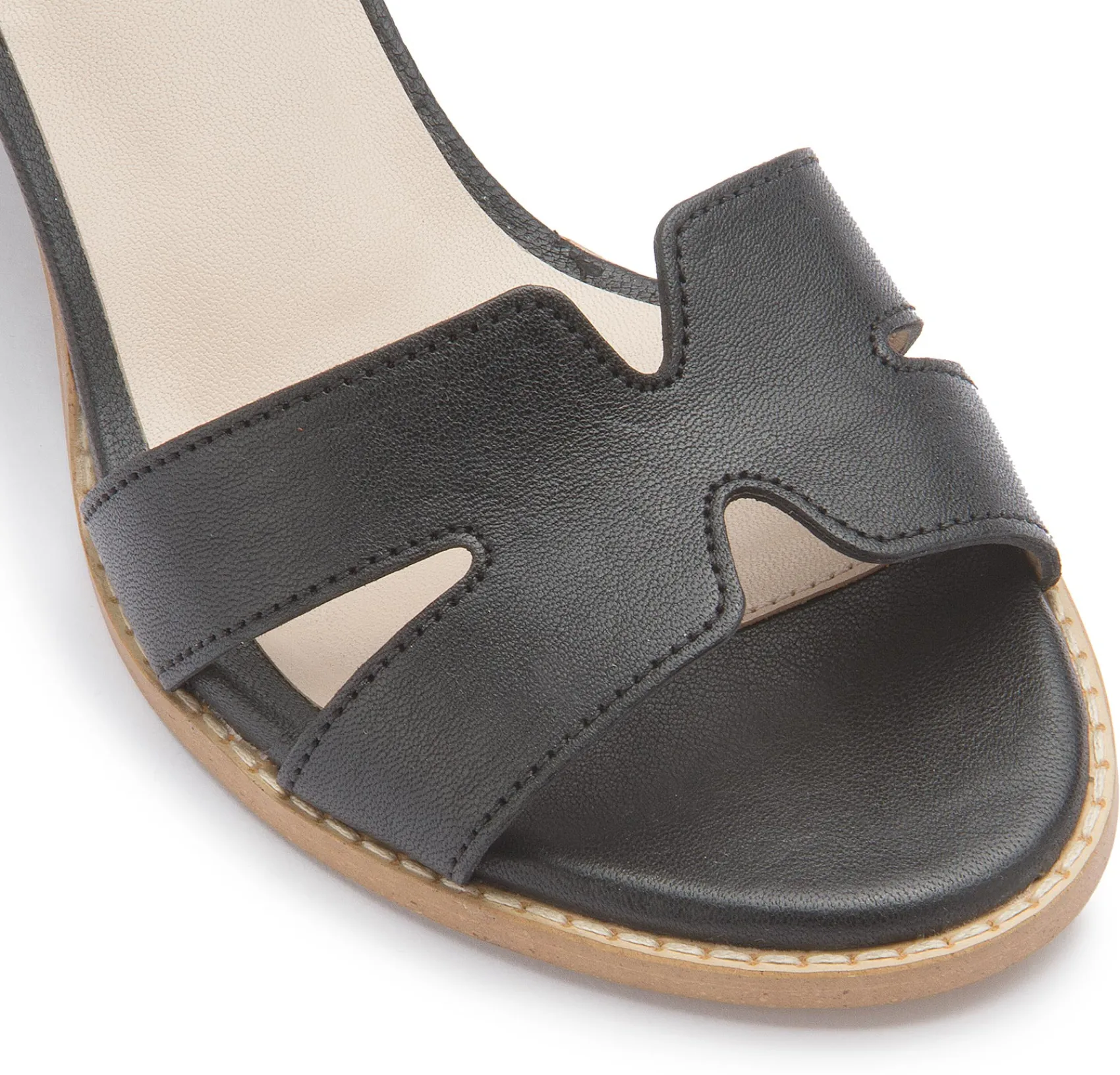 Sandalen|Horsch Schuhe Sandalette in Übergrößen Schwarz