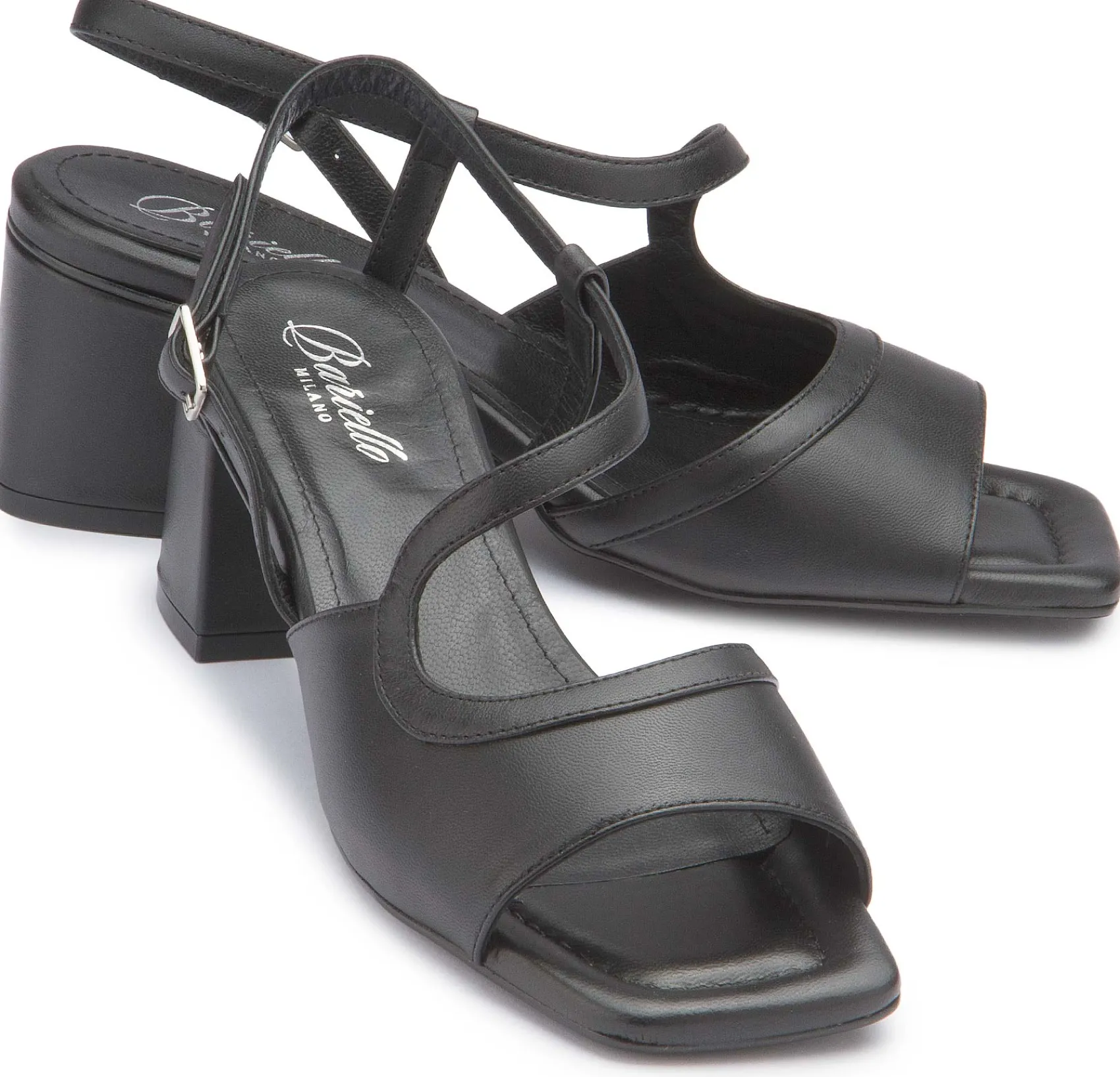 Sandalen|Horsch Schuhe Sandalette in Übergrößen Schwarz
